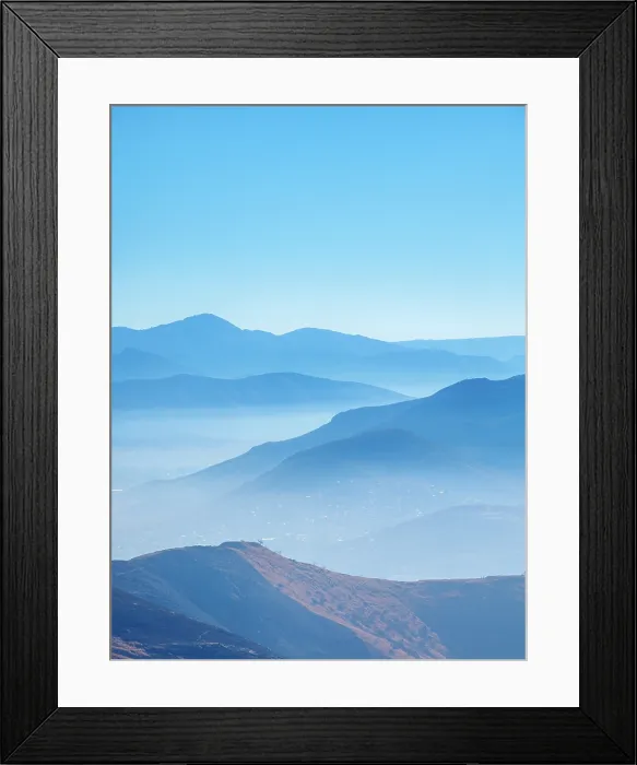 Framed Print : Landscape seen from Monte Alban, Oaxaca State, Mexico Framed Print : Landscape seen from Monte Alban, Oaxaca State, Mexico