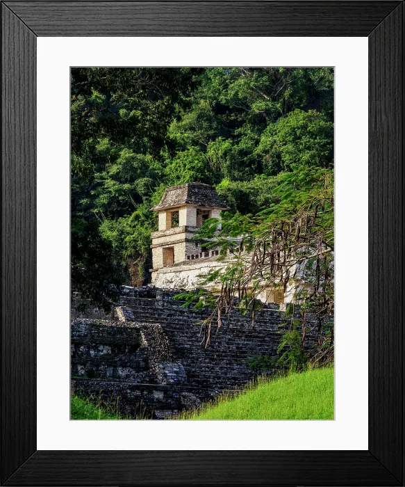 Framed Print : View towards The Palace, Palenque Archaeological Site, Palenque, Chiapas State, Mexico Framed Print : View towards The Palace, Palenque Archaeological Site, Palenque, Chiapas State, Mexico