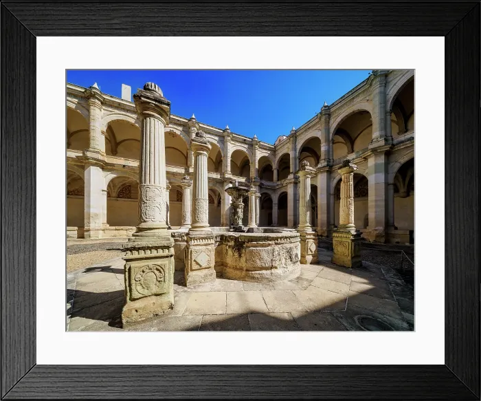 Framed Print : Cloister at the Convent of Santo Domingo de Guzman, Oaxaca de Juarez, Oaxaca State, Mexico Framed Print : Cloister at the Convent of Santo Domingo de Guzman, Oaxaca de Juarez, Oaxaca State, Mexico