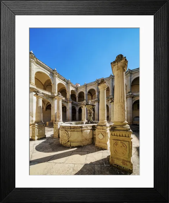 Framed Print : Cloister at the Convent of Santo Domingo de Guzman, Oaxaca de Juarez, Oaxaca State, Mexico Framed Print : Cloister at the Convent of Santo Domingo de Guzman, Oaxaca de Juarez, Oaxaca State, Mexico