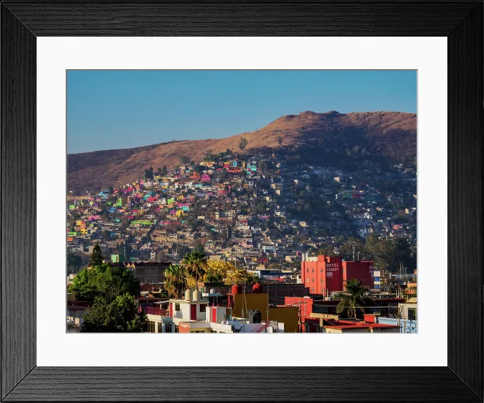 Framed Print : Cityscape of Oaxaca de Juarez at sunrise, Oaxaca State, Mexico Framed Print : Cityscape of Oaxaca de Juarez at sunrise, Oaxaca State, Mexico