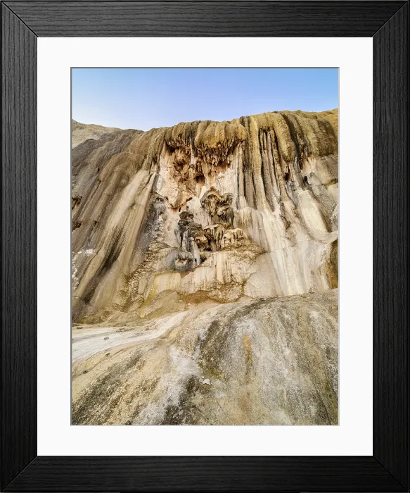Framed Print : Petrified Waterfall at dusk, Hierve el Agua, San Lorenzo Albarradas, Oaxaca State, Mexico Framed Print : Petrified Waterfall at dusk, Hierve el Agua, San Lorenzo Albarradas, Oaxaca State, Mexico