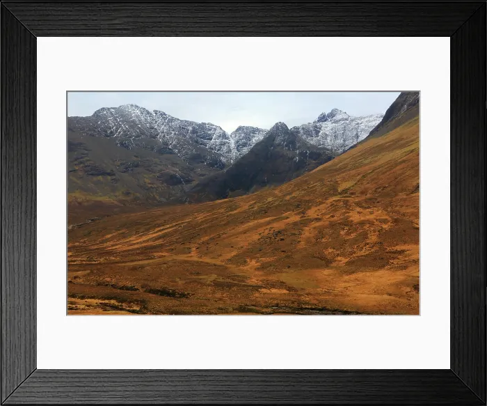 Framed Print : Cullin Hills in winter, Isle of Skye, Scotland, UK Framed Print : Cullin Hills in winter, Isle of Skye, Scotland, UK