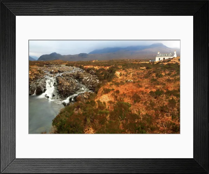 Framed Print : Allt Dearg Mor and Cullin Hills from near Sligachan, Isle of Skye, Scotland Framed Print : Allt Dearg Mor and Cullin Hills from near Sligachan, Isle of Skye, Scotland