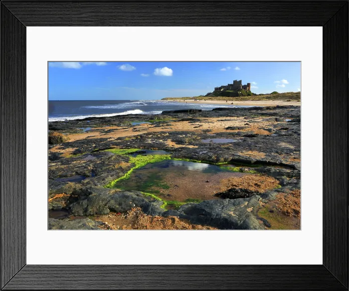 Framed Print : Bamburgh Castle, Northumberland, England Framed Print : Bamburgh Castle, Northumberland, England