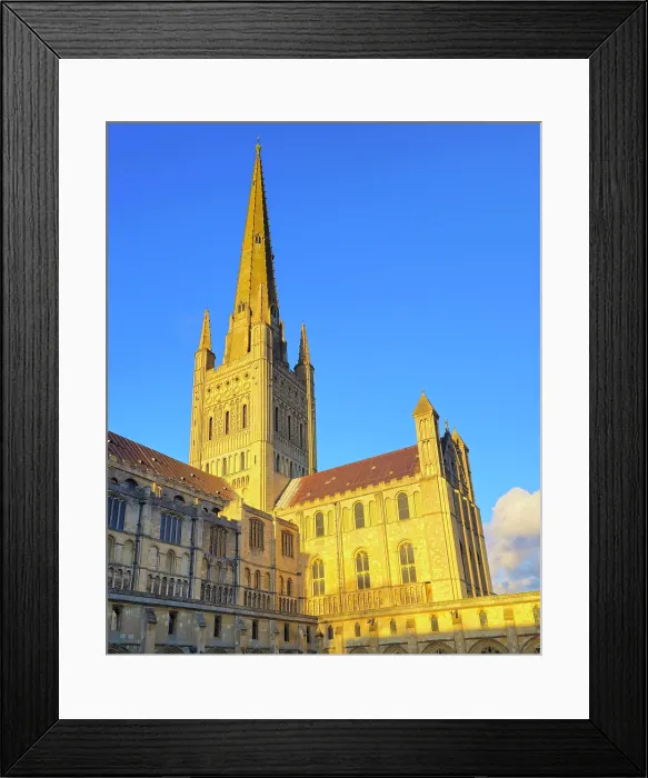Framed Print : Spire, Norwich Cathedral, Norfolk, England Framed Print : Spire, Norwich Cathedral, Norfolk, England