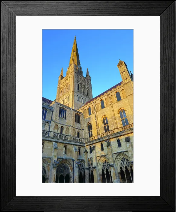 Framed Print : Spire, Norwich Cathedral, Norfolk, England Framed Print : Spire, Norwich Cathedral, Norfolk, England