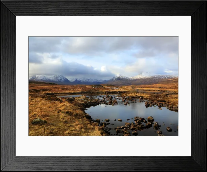 Framed Print : Rannoch Moor, northern Scotland Framed Print : Rannoch Moor, northern Scotland
