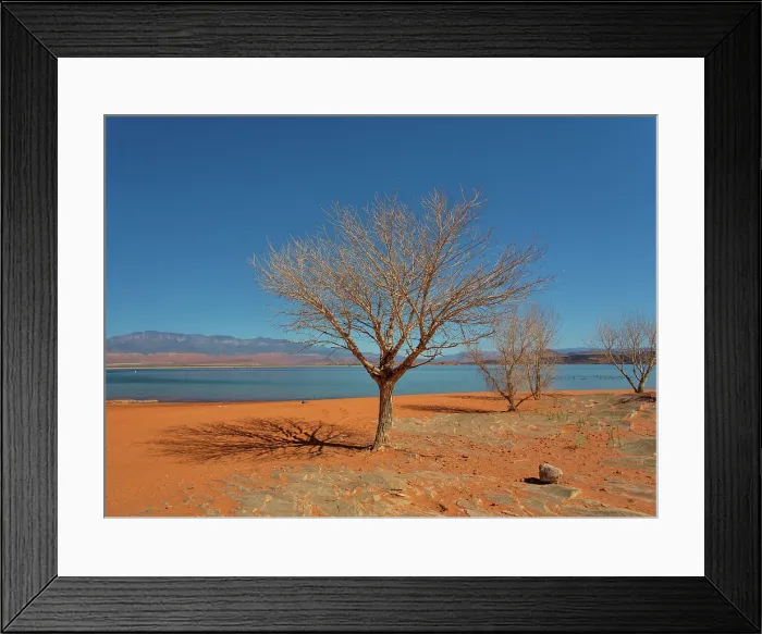 Framed Print : The reservoir at Sand Hollow State Park in Utah, USA Framed Print : The reservoir at Sand Hollow State Park in Utah, USA