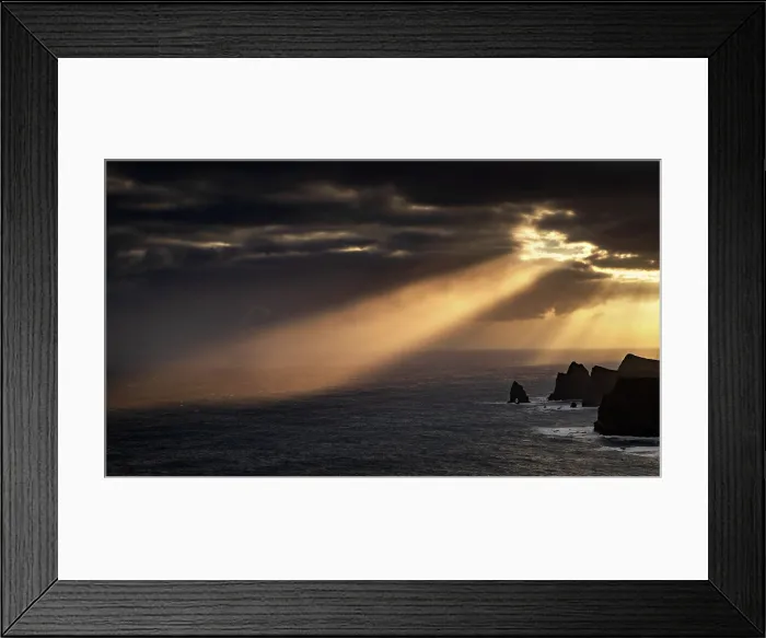 Framed Print : Amazing sunrise on the coast of Madeira Framed Print : Amazing sunrise on the coast of Madeira