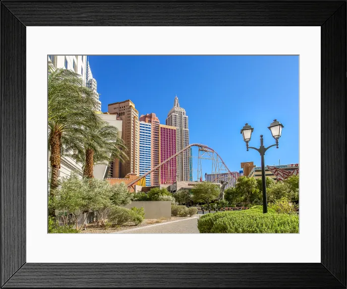 Framed Print : New York New York Hotel and Casino with roller coaster, Las Vegas, Nevada, USA Framed Print : New York New York Hotel and Casino with roller coaster, Las Vegas, Nevada, USA