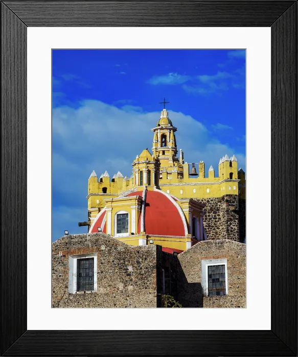 Framed Print : San Gabriel Franciscan Convent, Cholula, Puebla State, Mexico Framed Print : San Gabriel Franciscan Convent, Cholula, Puebla State, Mexico
