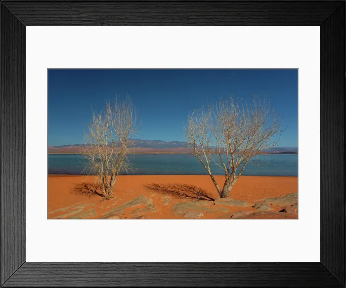 Framed Print : The reservoir at Sand Hollow State Park in Utah, USA Framed Print : The reservoir at Sand Hollow State Park in Utah, USA