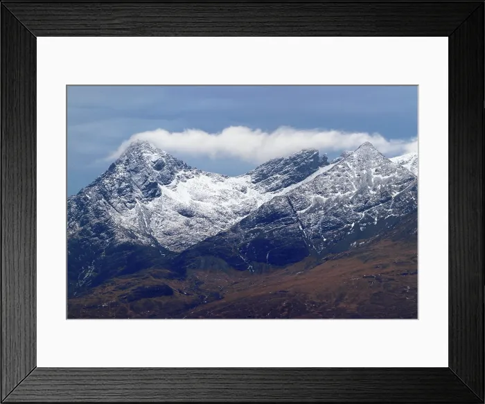 Framed Print : Cullin Hills in winter, Isle of Skye, Scotland, UK Framed Print : Cullin Hills in winter, Isle of Skye, Scotland, UK