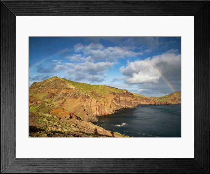 Framed Print : dramatic coastline with rocks of Madeira, Portugal Framed Print : dramatic coastline with rocks of Madeira, Portugal