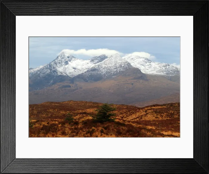 Framed Print : Cullin Hills in winter, Isle of Skye, Scotland, UK Framed Print : Cullin Hills in winter, Isle of Skye, Scotland, UK