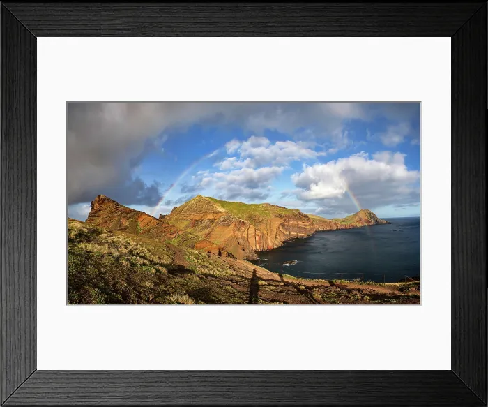 Framed Print : dramatic coastline with rocks of Madeira, Portugal Framed Print : dramatic coastline with rocks of Madeira, Portugal