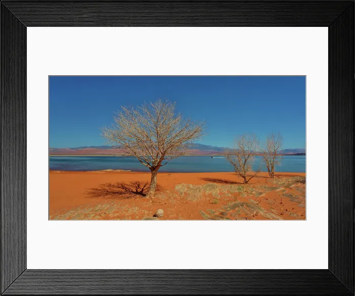 Framed Print : The reservoir at Sand Hollow State Park in Utah, USA Framed Print : The reservoir at Sand Hollow State Park in Utah, USA
