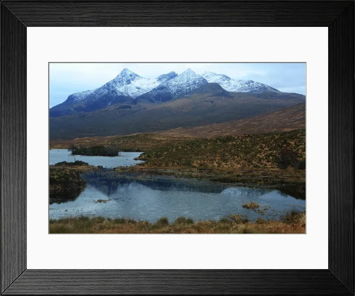 Framed Print : Cullin Hills in winter, Isle of Skye, Scotland, UK Framed Print : Cullin Hills in winter, Isle of Skye, Scotland, UK