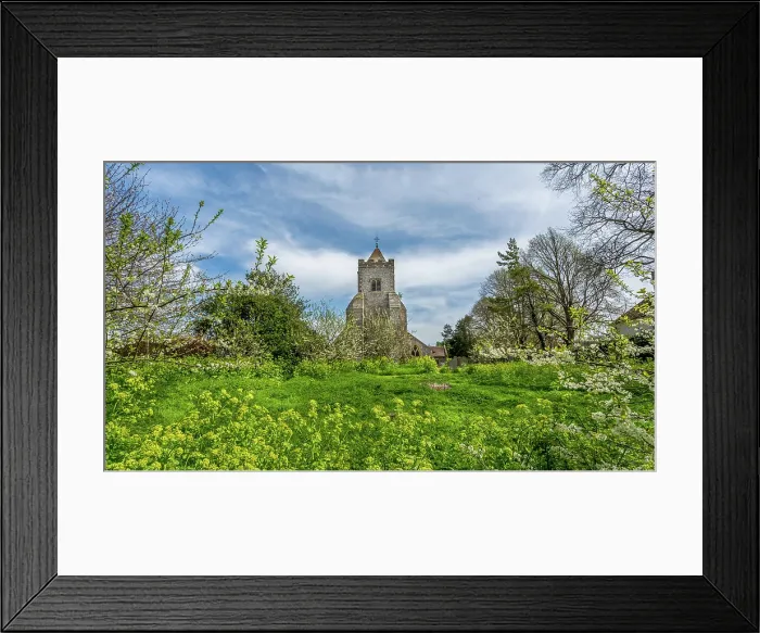 Framed Print : St Peter's Church in the village of Firle, East Sussex, England, UK. It dates from the 12th Century and is still in use today Framed Print : St Peter's Church in the village of Firle, East Sussex, England, UK. It dates from the 12th Century and is still in use today