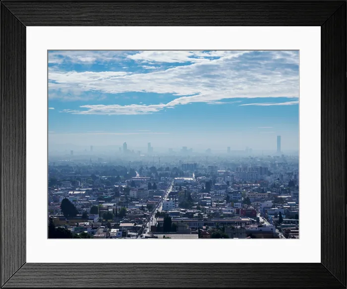Framed Print : View towards the city of Puebla, Cholula, Puebla State, Mexico Framed Print : View towards the city of Puebla, Cholula, Puebla State, Mexico