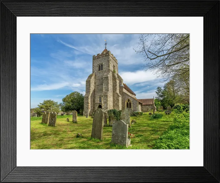 Framed Print : St Peter's Church in the village of Firle, East Sussex, England, UK. It dates from the 12th Century and is still in use today Framed Print : St Peter's Church in the village of Firle, East Sussex, England, UK. It dates from the 12th Century and is still in use today