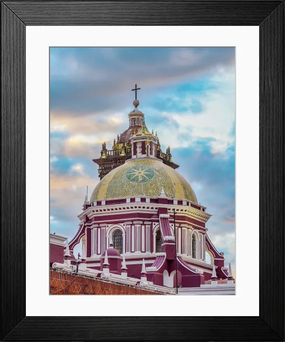 Framed Print : Our Lady of the Immaculate Conception Cathedral Basilica, detailed view, City of Puebla, Puebla State, Mexico Framed Print : Our Lady of the Immaculate Conception Cathedral Basilica, detailed view, City of Puebla, Puebla State, Mexico