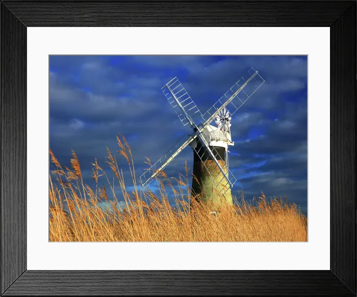 Framed Print : Early spring morning, St. Benet's Mill, Norfolk Broads, Norfolk Framed Print : Early spring morning, St. Benet's Mill, Norfolk Broads, Norfolk