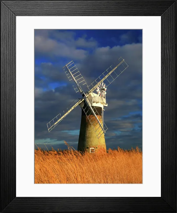 Framed Print : Early spring morning, St. Benet's Mill, Norfolk Broads, Norfolk Framed Print : Early spring morning, St. Benet's Mill, Norfolk Broads, Norfolk