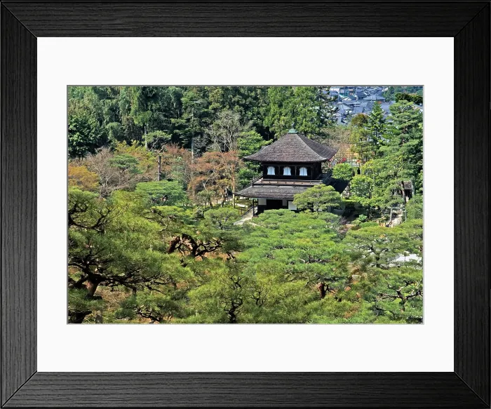 Framed Print : two-storied Kannon-den at Ginkaku-ji, Temple of the Silver Pavilion'), officially named Jishō-ji Temple of Shining Mercy') Framed Print : two-storied Kannon-den at Ginkaku-ji, Temple of the Silver Pavilion'), officially named Jishō-ji Temple of Shining Mercy')