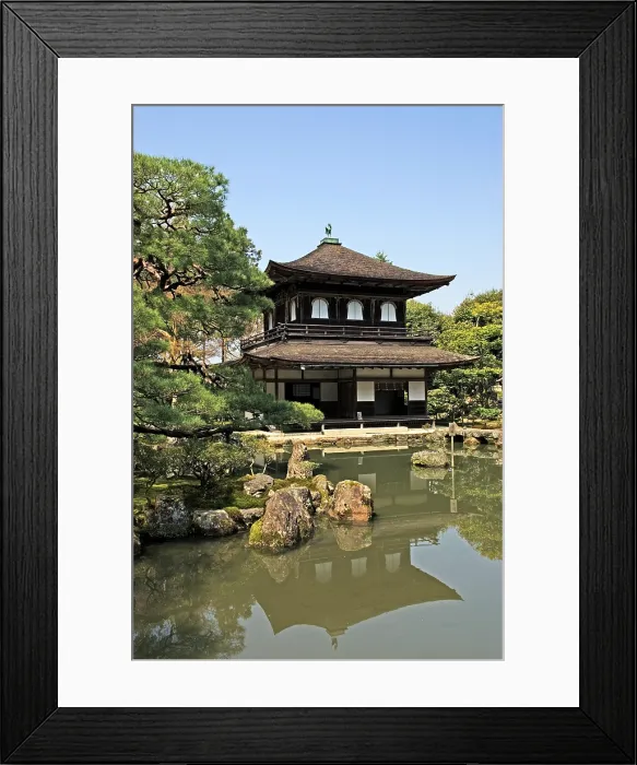 Framed Print : two-storied Kannon-den at Ginkaku-ji, Temple of the Silver Pavilion'), officially named Jishō-ji Temple of Shining Mercy') Framed Print : two-storied Kannon-den at Ginkaku-ji, Temple of the Silver Pavilion'), officially named Jishō-ji Temple of Shining Mercy')