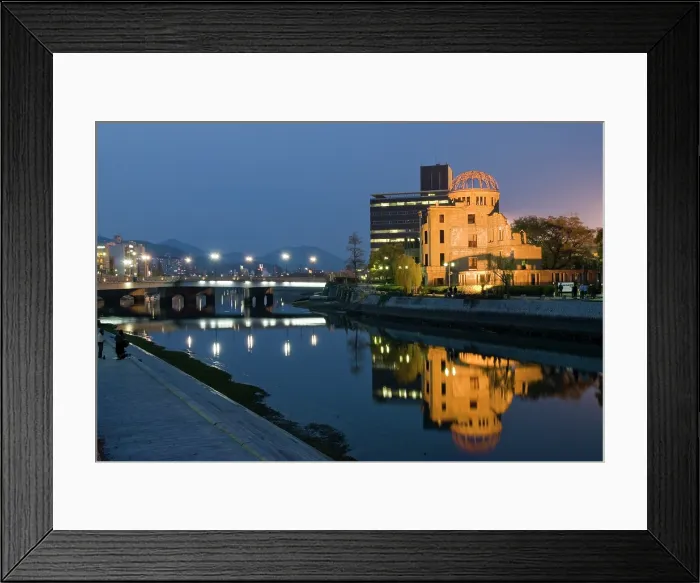 Framed Print : Peace Memorial called the Genbaku Dome or A-Bomb Dome, one of the few buildings remained standing after the atomic bombing of Hiroshima on 6 August 1945, Hiroshima, Japan Framed Print : Peace Memorial called the Genbaku Dome or A-Bomb Dome, one of the few buildings remained standing after the atomic bombing of Hiroshima on 6 August 1945, Hiroshima, Japan