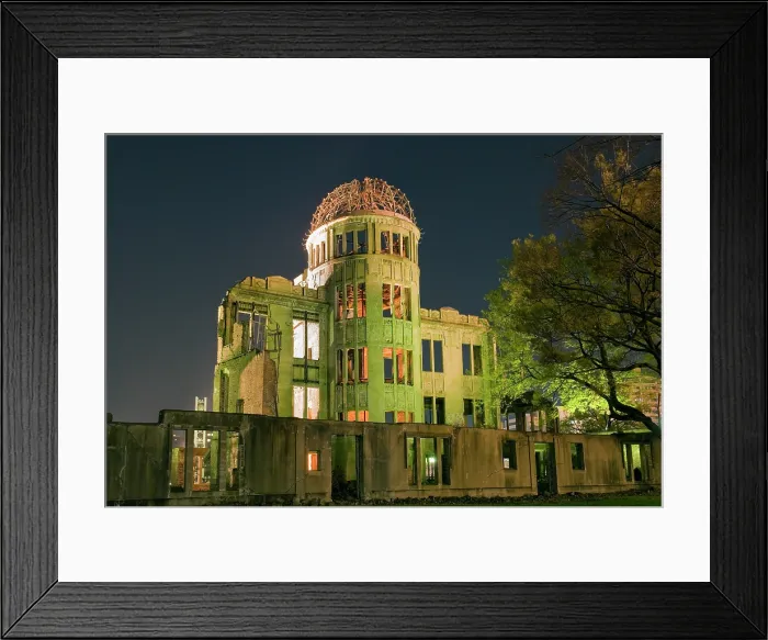 Framed Print : Peace Memorial called the Genbaku Dome or A-Bomb Dome, one of the few buildings remained standing after the atomic bombing of Hiroshima on 6 August 1945, Hiroshima, Japan Framed Print : Peace Memorial called the Genbaku Dome or A-Bomb Dome, one of the few buildings remained standing after the atomic bombing of Hiroshima on 6 August 1945, Hiroshima, Japan
