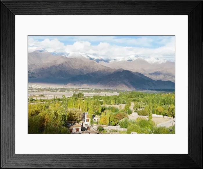 Framed Print : Indus River valley seen from the village of Stok, around Leh, Ladakh region, state of Jammu and Kashmir, India, Asia Framed Print : Indus River valley seen from the village of Stok, around Leh, Ladakh region, state of Jammu and Kashmir, India, Asia