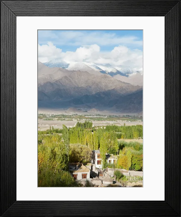 Framed Print : Indus River valley seen from the village of Stok, around Leh, Ladakh region, state of Jammu and Kashmir, India, Asia Framed Print : Indus River valley seen from the village of Stok, around Leh, Ladakh region, state of Jammu and Kashmir, India, Asia