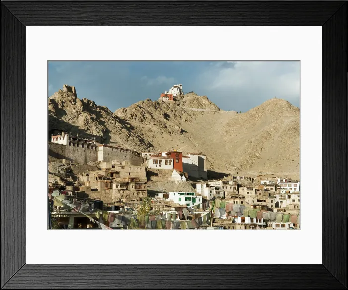 Framed Print : Leh Monastery, Ladakh, Kashmir, India