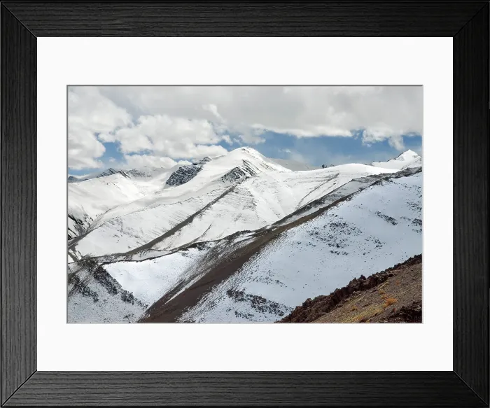 Framed Print : View on the way down from Stokla pass (4900) to the village of Stok, Hemis National Park, Ladakh region, state of Jammu and Kashmir, India, Asia Framed Print : View on the way down from Stokla pass (4900) to the village of Stok, Hemis National Park, Ladakh region, state of Jammu and Kashmir, India, Asia