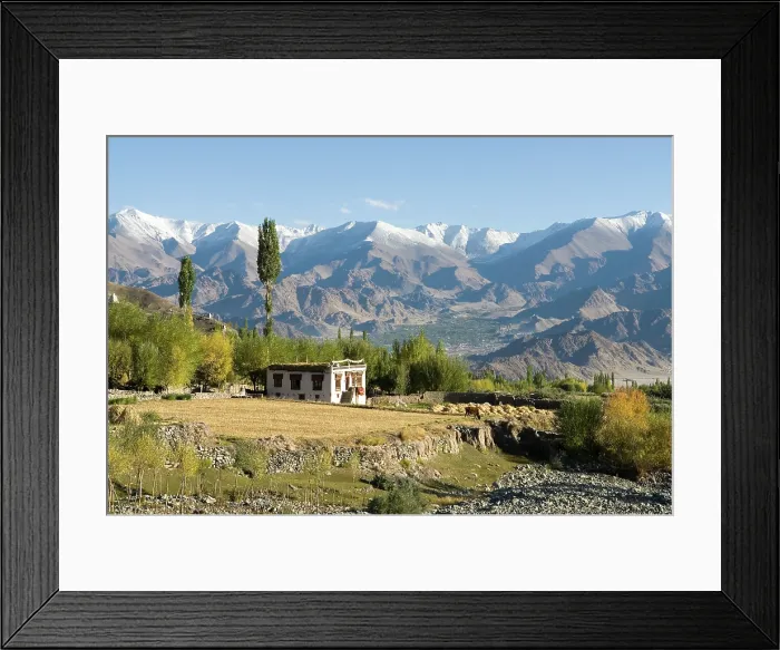 Framed Print : House of the Indus River valley seen from the village of Stok, around Leh, Ladakh region, state of Jammu and Kashmir, India, Asia Framed Print : House of the Indus River valley seen from the village of Stok, around Leh, Ladakh region, state of Jammu and Kashmir, India, Asia