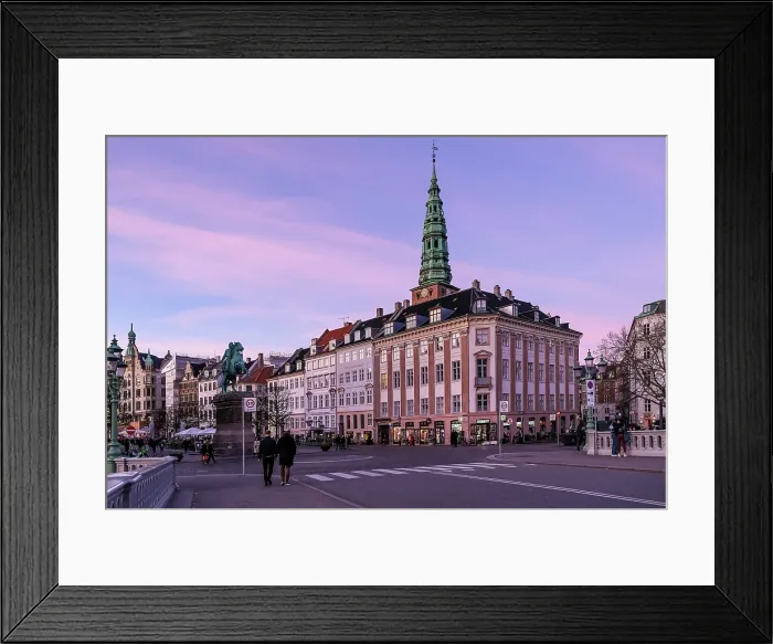 Framed Print : Copenhagen, Denmark ' View of Hv