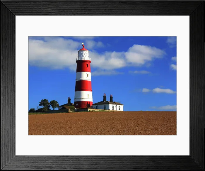 Framed Print : Happisburgh Lighthouse, Norfolk Framed Print : Happisburgh Lighthouse, Norfolk