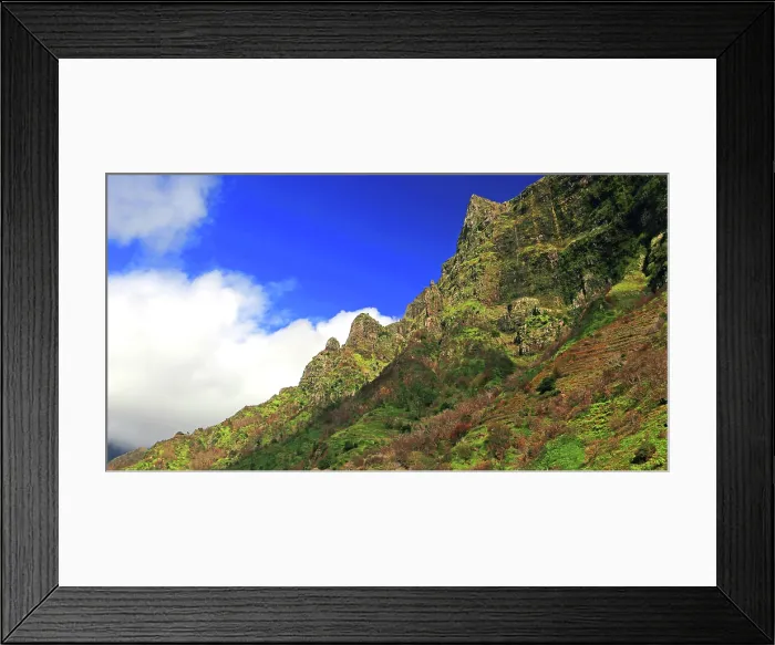 Framed Print : Mountains near Funchal, Madeira Framed Print : Mountains near Funchal, Madeira