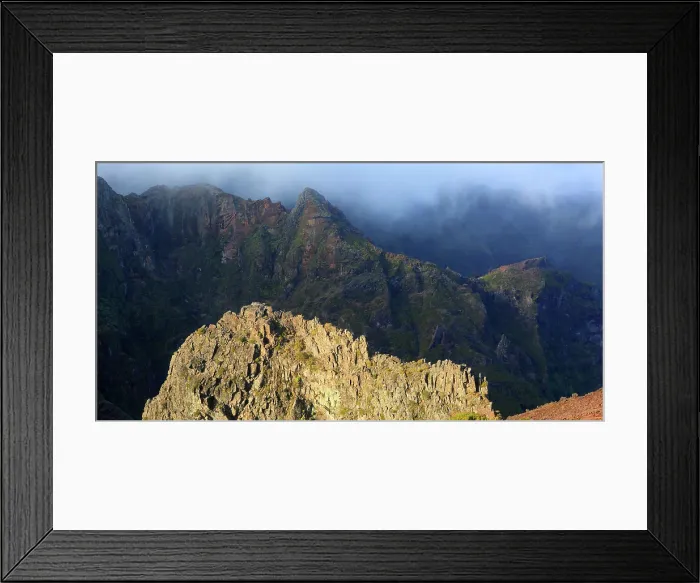 Framed Print : View from summit of Pico do Areeiro, Madeira Framed Print : View from summit of Pico do Areeiro, Madeira