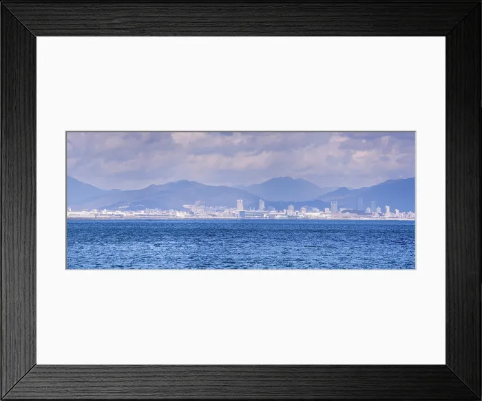 Framed Print : Cityscape of Hiroshima, Japan, Asia Framed Print : Cityscape of Hiroshima, Japan, Asia