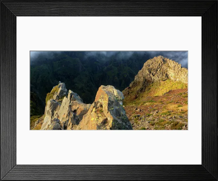 Framed Print : View from summit of Pico do Areeiro, Madeira Framed Print : View from summit of Pico do Areeiro, Madeira