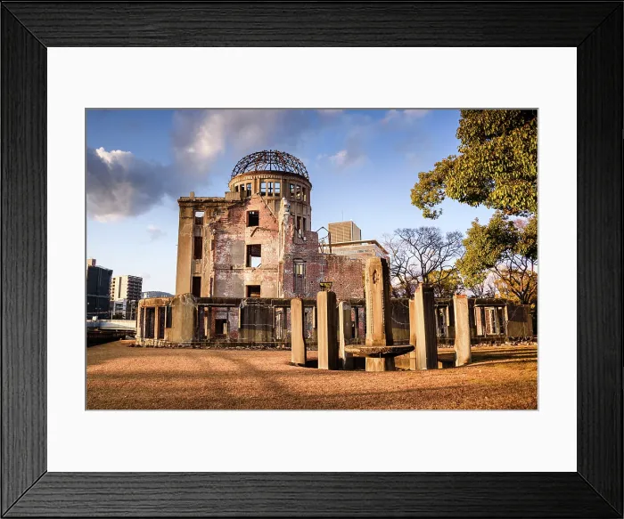 Framed Print : the Hiroshima Peace Memorial (Genbaku Dome), Hiroshima, Japan Framed Print : the Hiroshima Peace Memorial (Genbaku Dome), Hiroshima, Japan