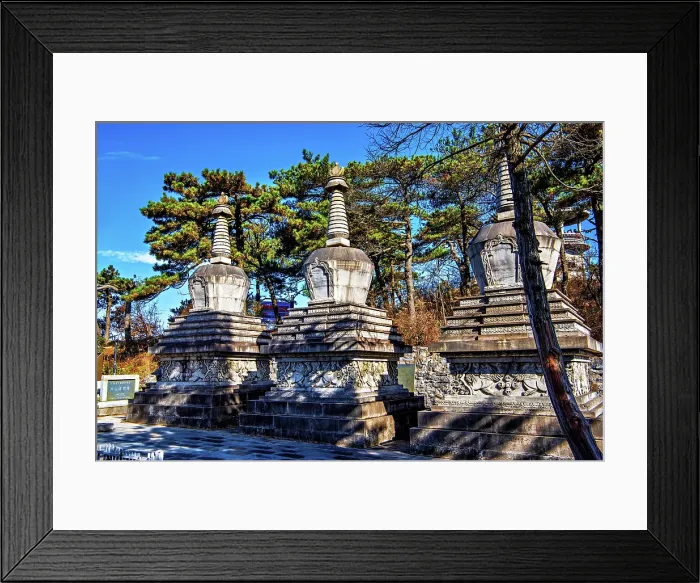 Framed Print : Stone pagodas at Nuona Pagoda Temple, aka Small Heavenly Pool Temple, a Tibetan Temple in Lushan (Mount Lu), Jiujiang City, Jiangxi, China Framed Print : Stone pagodas at Nuona Pagoda Temple, aka Small Heavenly Pool Temple, a Tibetan Temple in Lushan (Mount Lu), Jiujiang City, Jiangxi, China