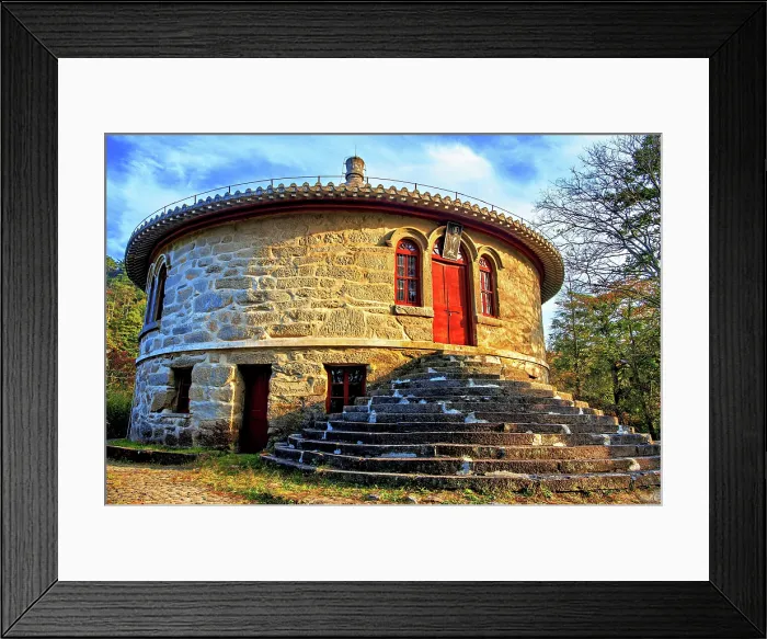 Framed Print : YuanFoDian (Circular Buddha Hall), Lushan (Mount Lu), Jiujiang City, Jiangxi, China