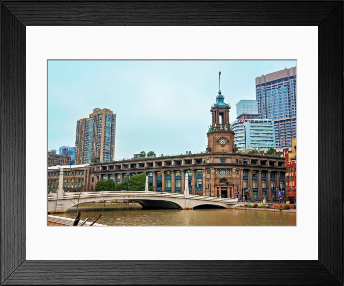 Framed Print : Shanghai Postal Museum (built in the 1920s) by the Suzhou Creek, Shanghai, China Framed Print : Shanghai Postal Museum (built in the 1920s) by the Suzhou Creek, Shanghai, China
