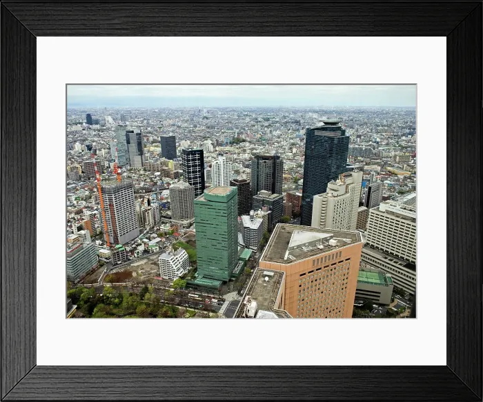 Framed Print : Aerial view from the Tokyo Metropolitan Government Building, Shinjuku ward, Tokyo, Japan Framed Print : Aerial view from the Tokyo Metropolitan Government Building, Shinjuku ward, Tokyo, Japan