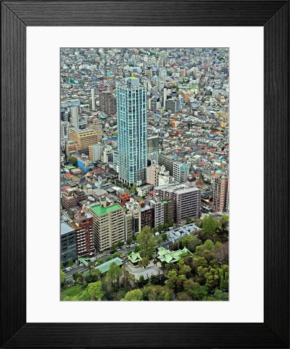 Framed Print : Aerial view from the Tokyo Metropolitan Government Building, Shinjuku ward, Tokyo, Japan Framed Print : Aerial view from the Tokyo Metropolitan Government Building, Shinjuku ward, Tokyo, Japan
